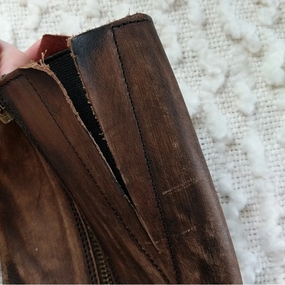 Freebird Distressed Brown Lace-Up Boots - Picture 7 of 16